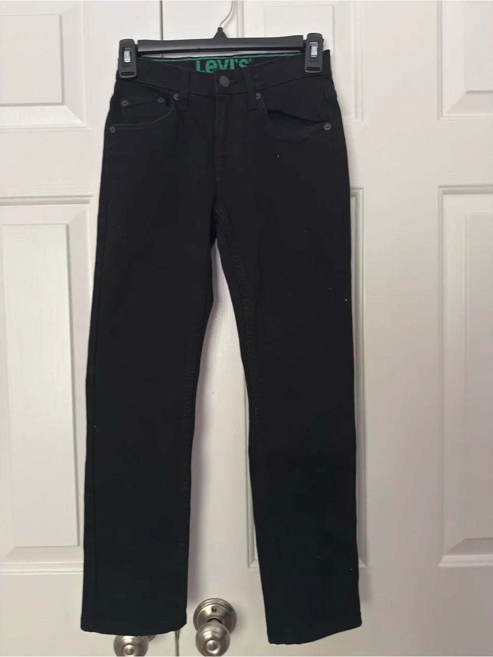 Levi's Boy’s Black Straight-Leg Jeans